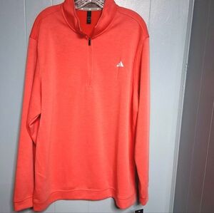 adidas Men's 2XL Pullover 1/4 Zip Elevated L/S ADVR0884 Scarlet BRAND-NEW w/tags